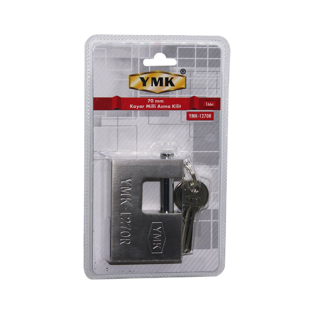 70MM GRİ KAYAR MİLLİ ASMA KİLİT (5286)