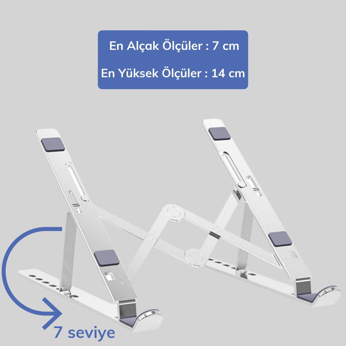 ANKAVERSE® Katlanabilir Ayarlanabilir Laptop Yükseltici