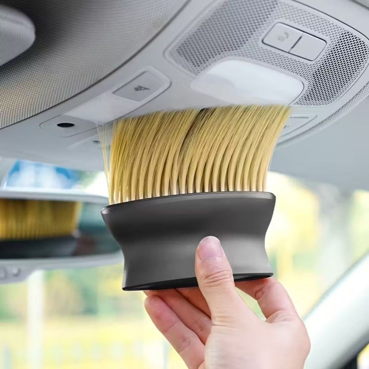 ANKAVERSE® Yumuşak Kıllı ve Ergonomik Saplı Araç İçi Detaylı Toz Temizleme Fırçası