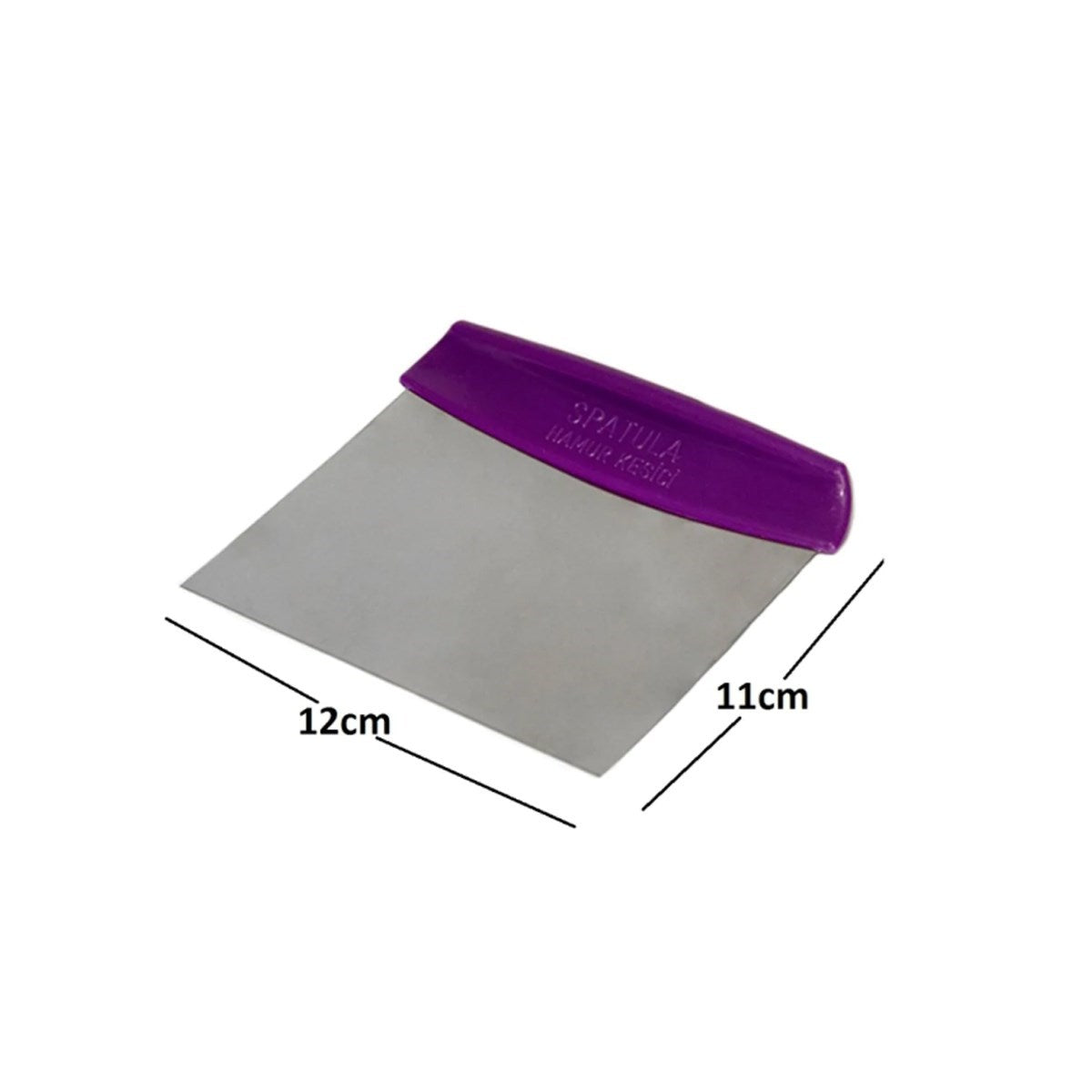 ANKAVERSE® Paslanmaz Çelik Hamur Kesici ve Kazıyıcı Spatula