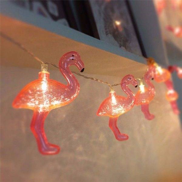 ANKAVERSE® Flamingo LED Işık Zinciri - 10'lu, 1.5m, Pilli Dekoratif Aydınlatma