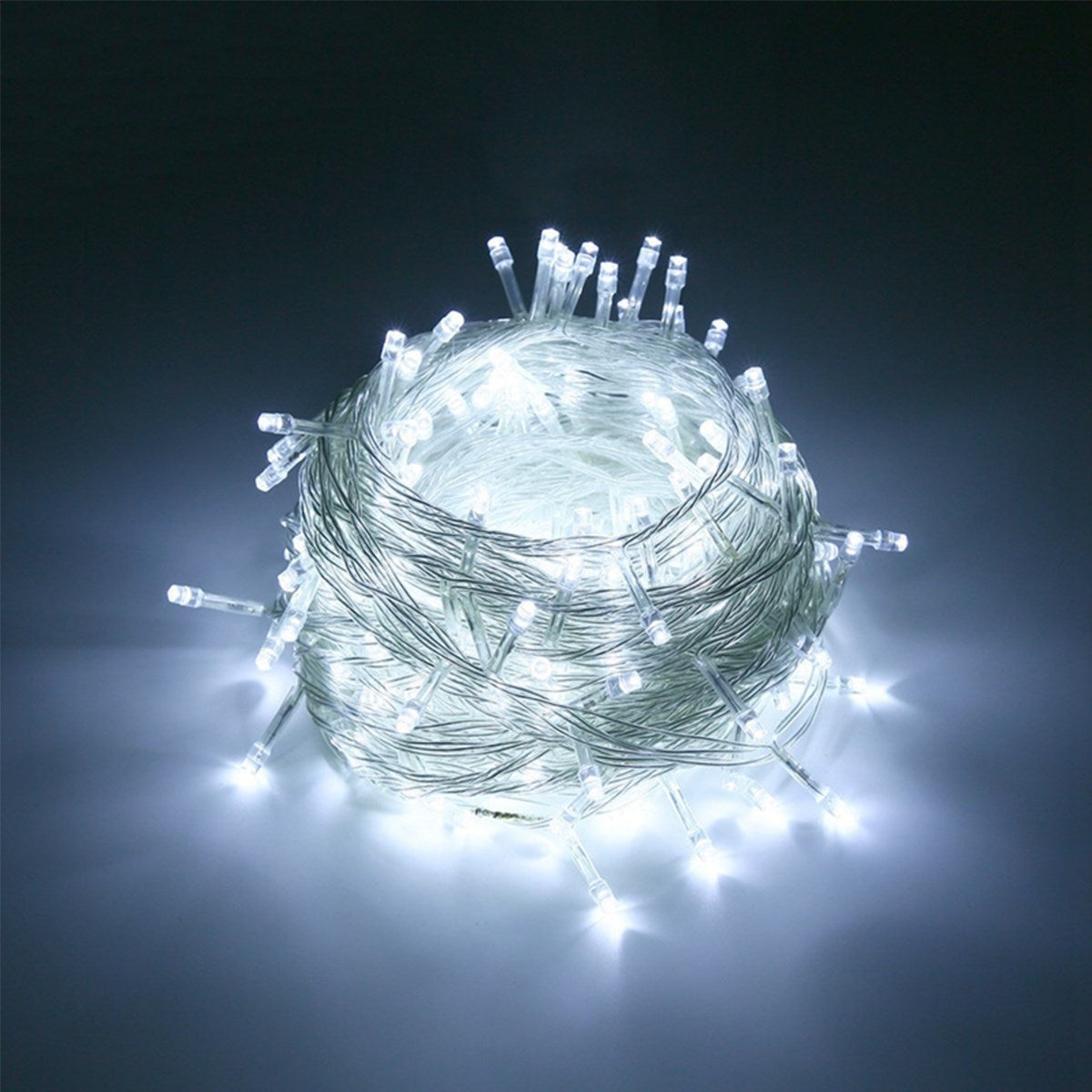ANKAVERSE® 10m Beyaz LED Dekor Işığı - 100 LED, 8 Mod