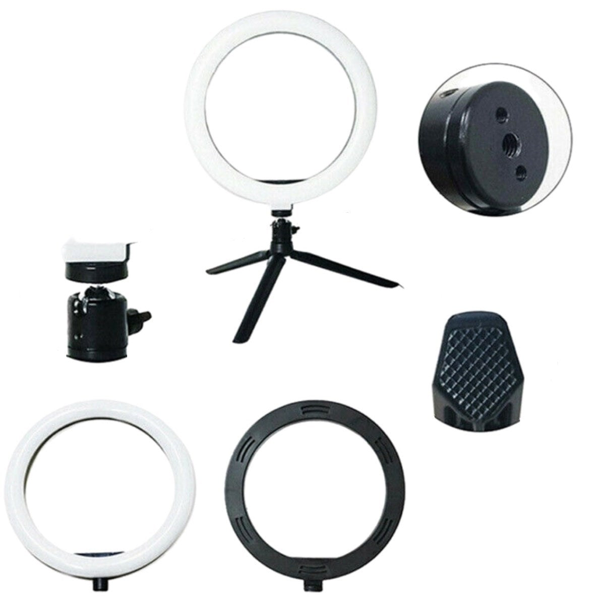 ANKAVERSE® 8inç 20cm Youtube Instagram Tiktok Selfie  Stüdyo Video Fotoğraf Ring Light  Tripod Led Halk