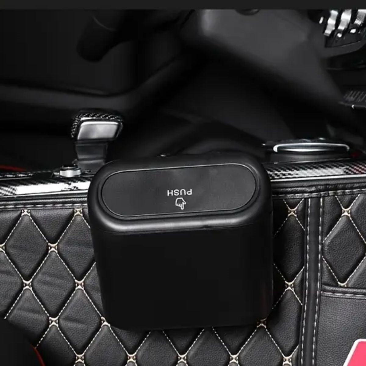 ANKAVERSE® Araç İçi Takılarak Sabitlenebilen Mini Kapaklı Çöp Kovası
