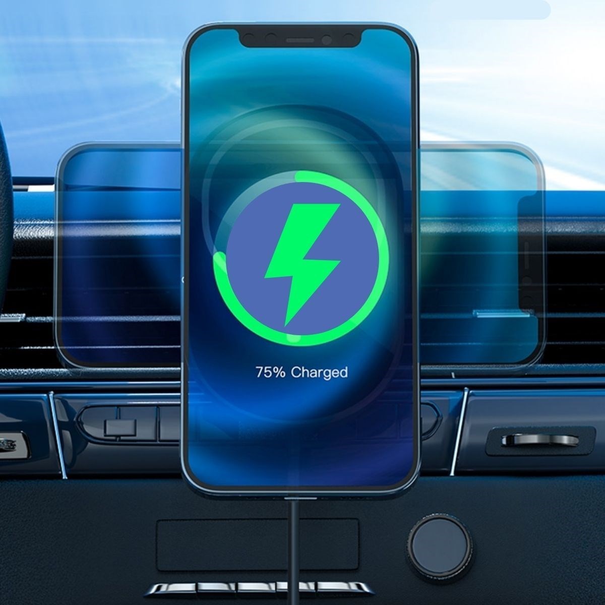 ANKAVERSE® 15w Mıknatıslı Takılabilen Hızlı Şarj Tüm Cihaz Ve Araçlara Uyumlu Araç İçi Şarj Cihazı