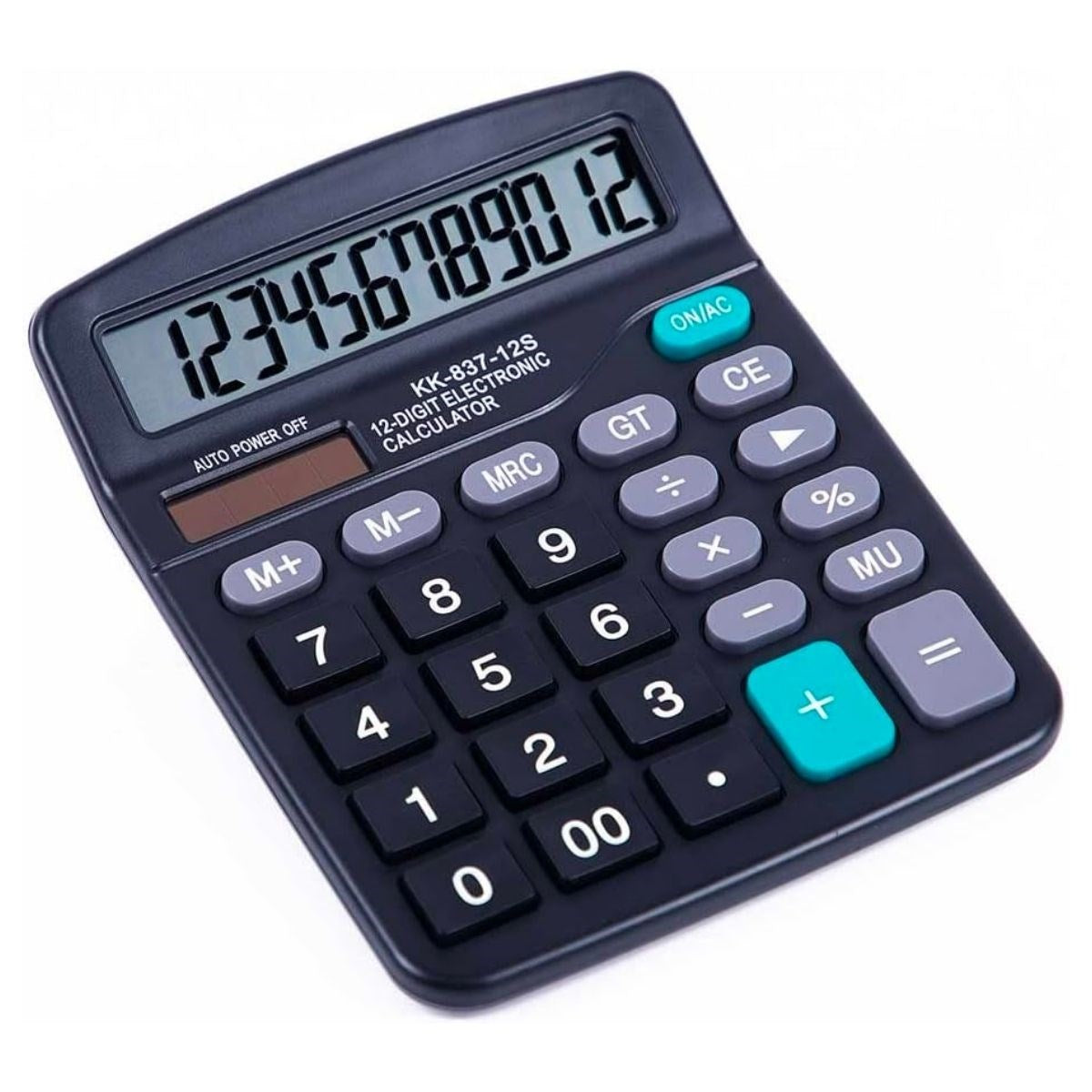ANKAVERSE® Pratik 12 Haneli Geniş Ekranlı Masaüstü Hesap Makinesi