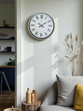 Zentime 36 Cm Krem Dekoratif Duvar Saati