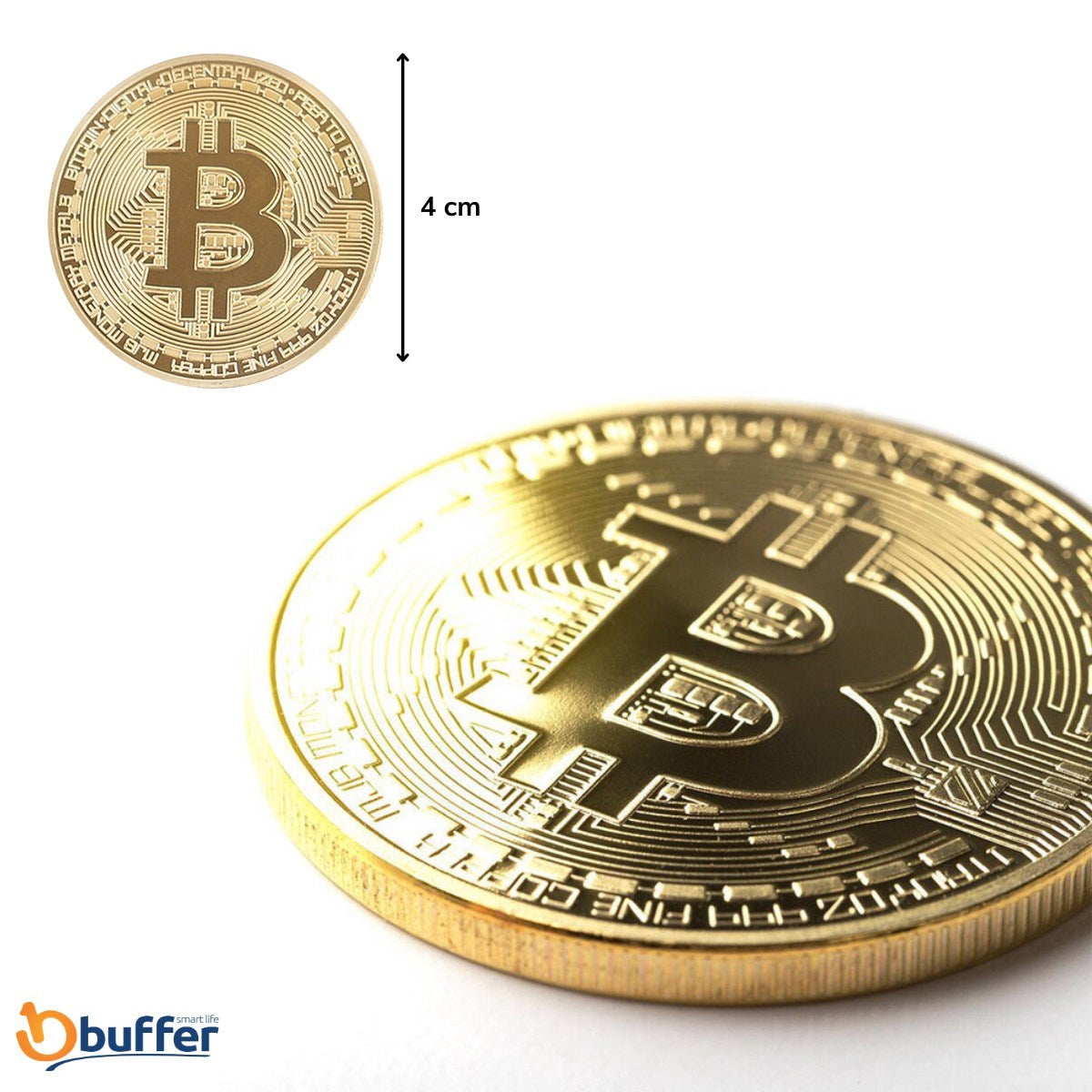 ANKAVERSE® Bitcoin Madeni Hatıra Parası Madeni Bitcoin Hediye Sikke Para
