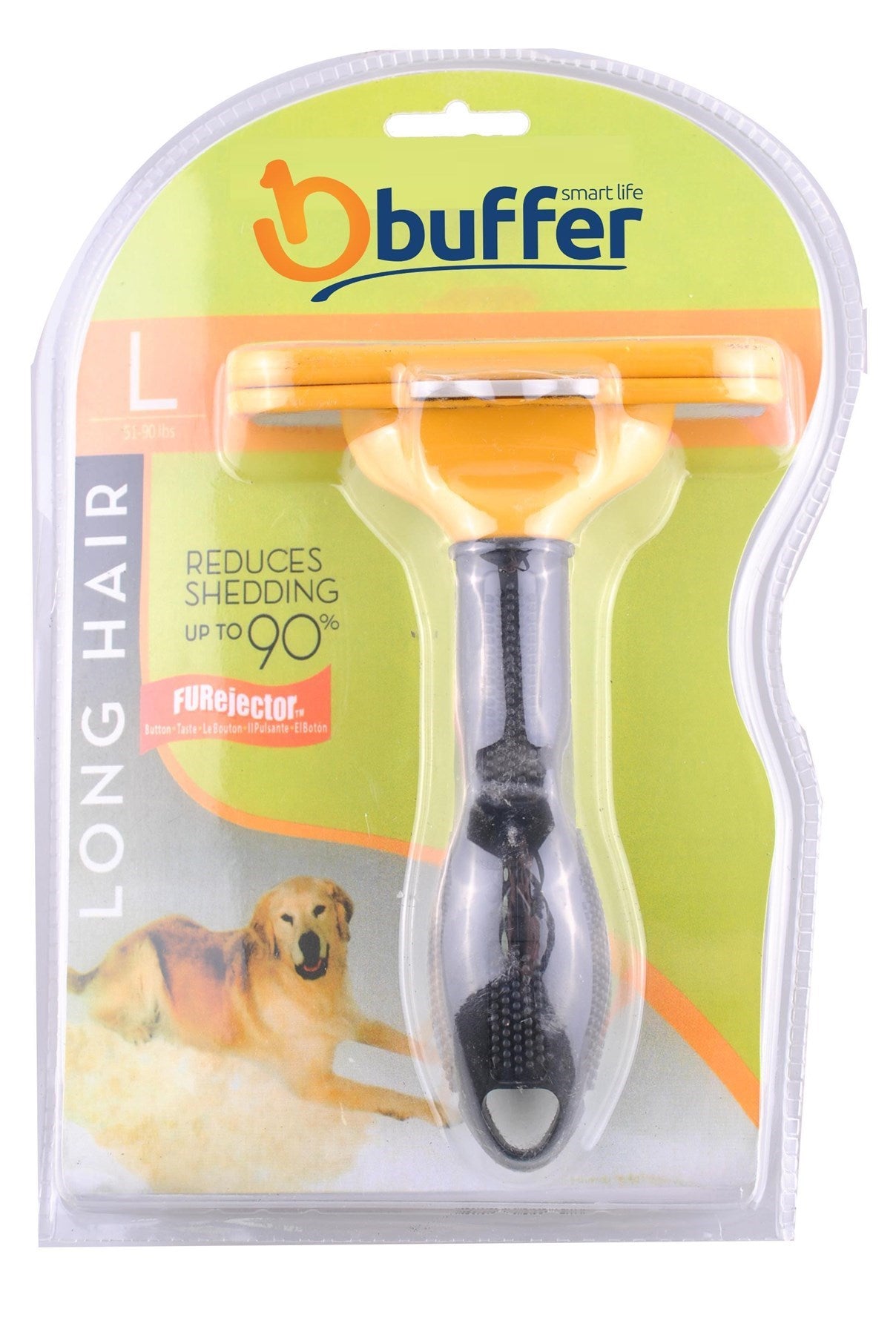 ANKAVERSE® Ergonomik Tüy Toplayıcı Tarak - Uzun Tüylü 23kg+ Köpekler İçin