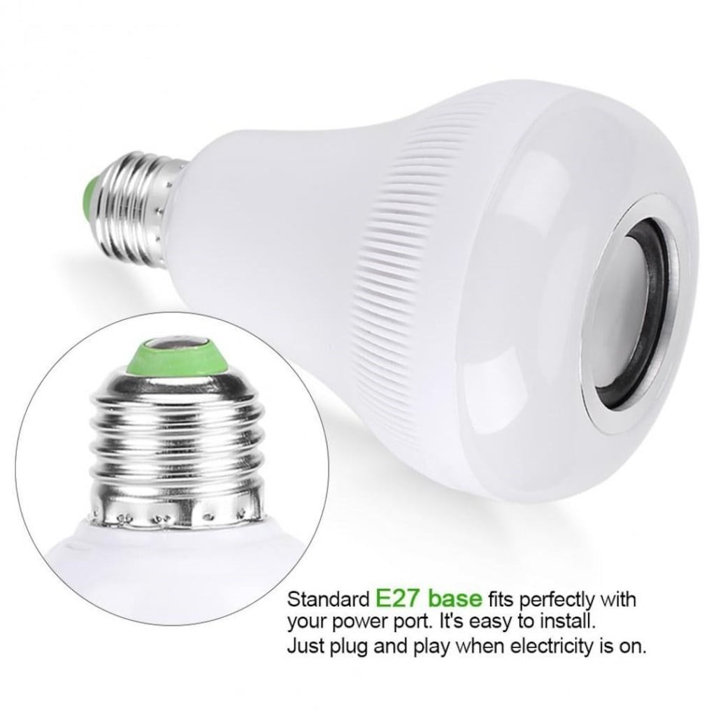 ANKAVERSE® Kumandalı Bluetooth Hoparlör Ampul LD-37