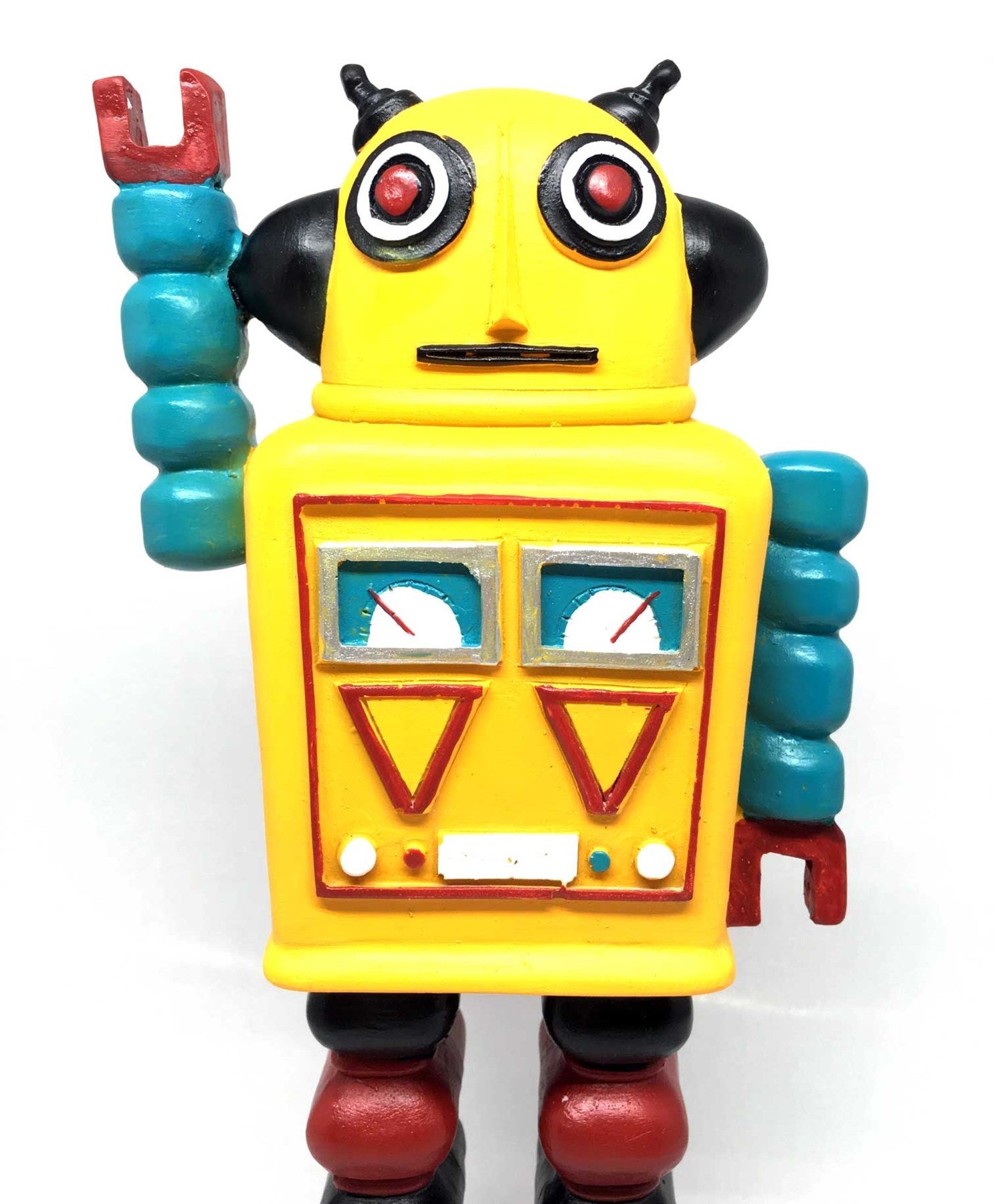 ® Decotown Sevimli Nostaljik Uzaylı Robot Biblo