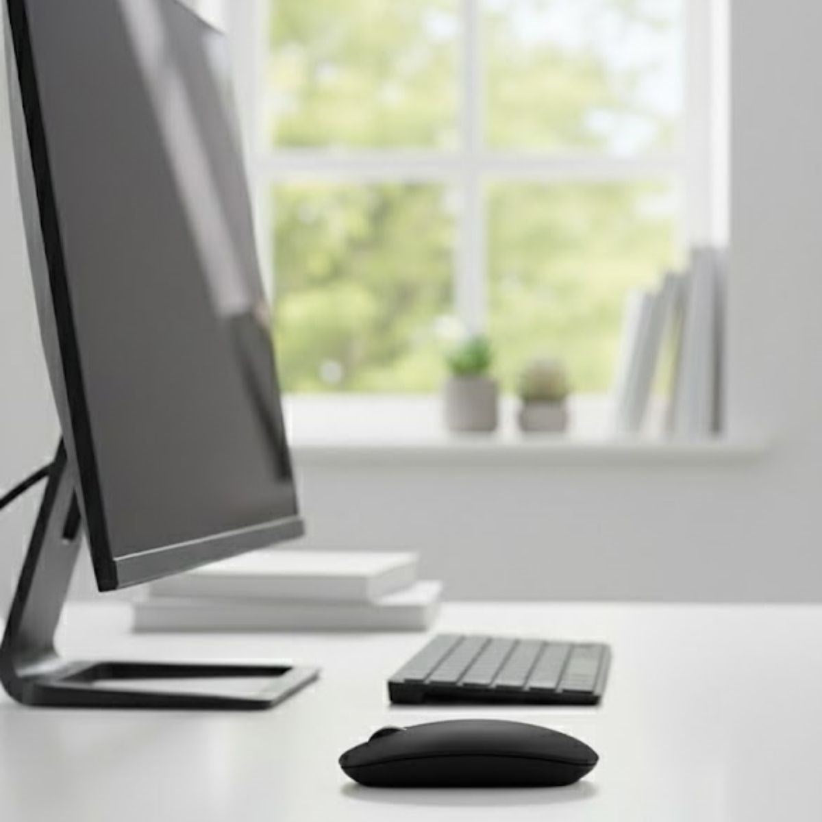 ANKAVERSE® Siyah Renkli Ergonomik Sessiz Kablosuz Mouse – USB Alıcılı, Ofis ve Oyun İçin Konforlu Bilgisayar Faresi MS6310