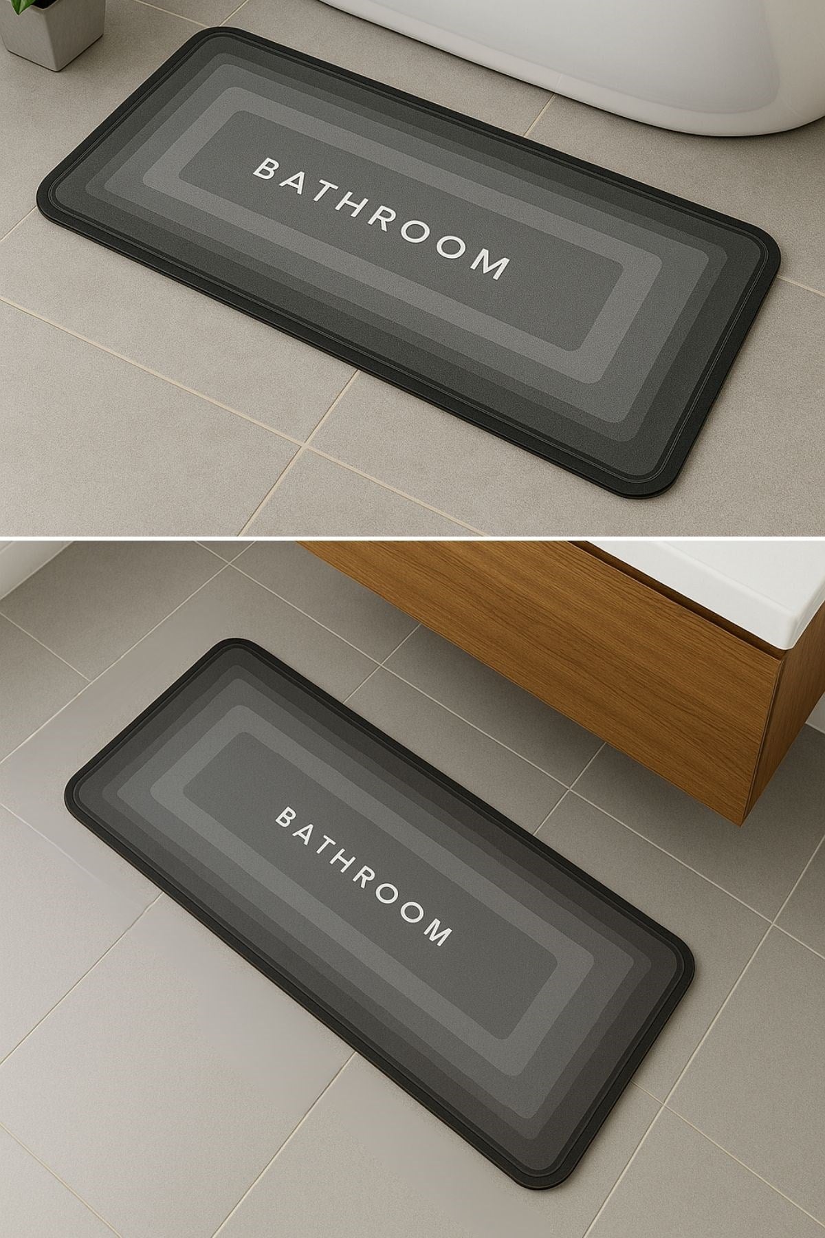 ANKAVERSE® Sihirli Su Emici Kaymaz Uzun Paspas 40x120 cm