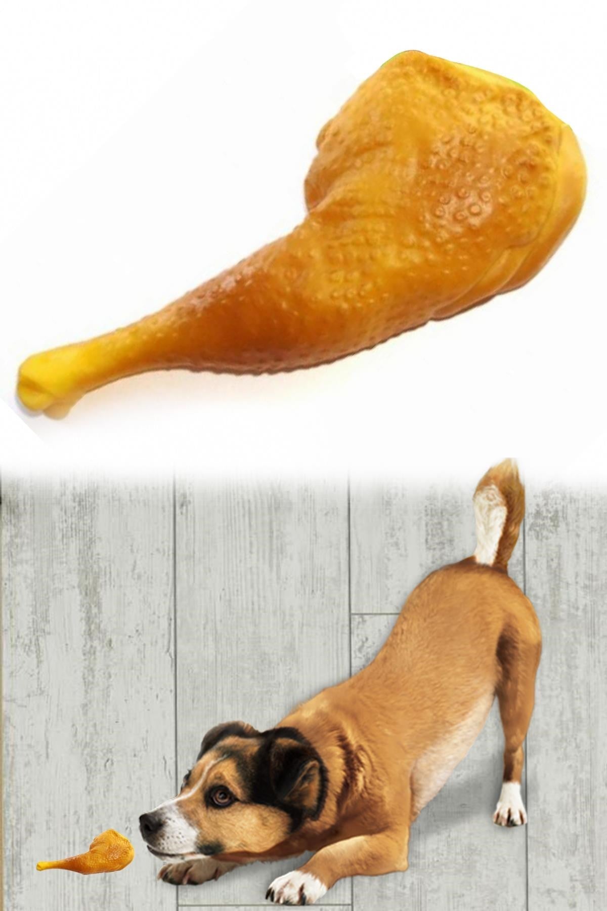 ANKAVERSE Sesli Tavuk Budu Köpek Oyuncağı