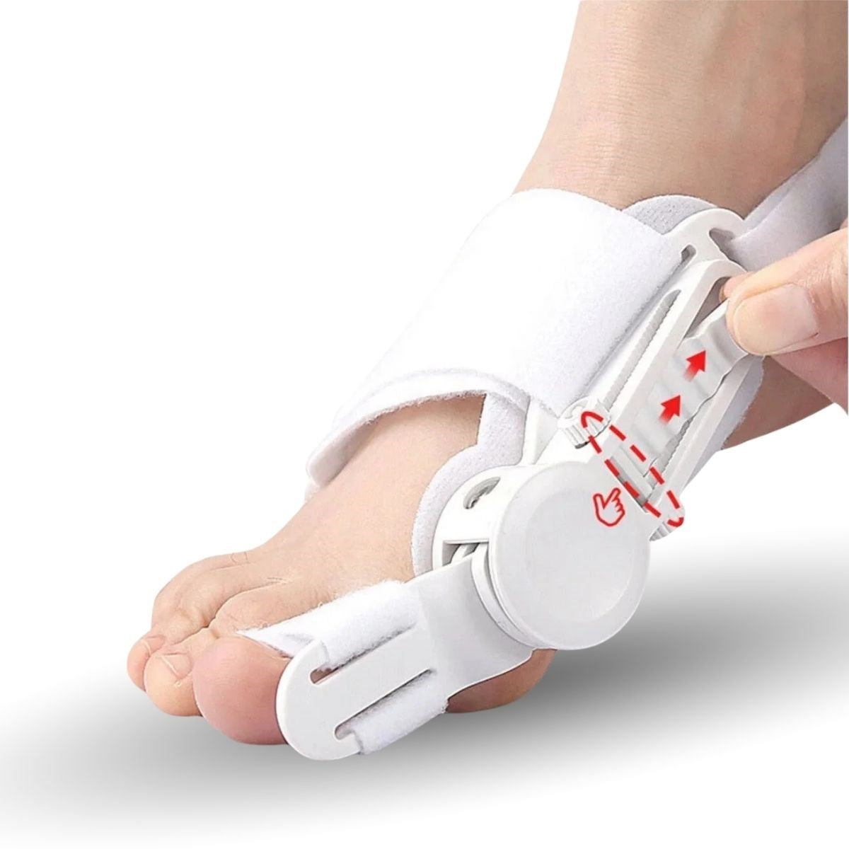 ANKAVERSE® Ayarlanabilir Ayak Baş Parmak Kemik Düzeltici – Halluks Valgus (Bunyon) Aparatı, Gece Gündüz Kullanıma Uygun Ayak Düzeltme Ateli