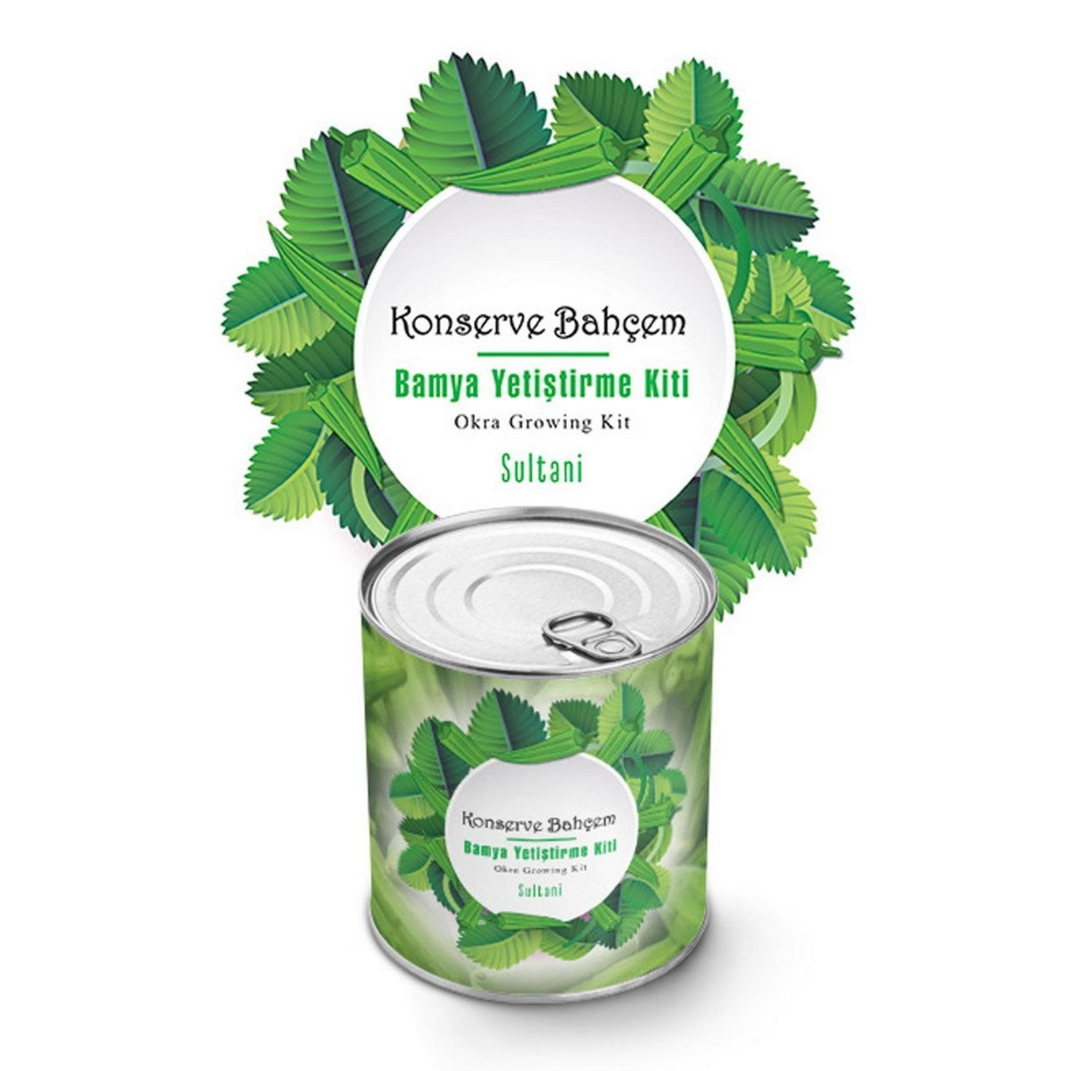 ANKAVERSE® Konserve Bahçem: Evde Sultani Bamya Yetiştirme Kiti