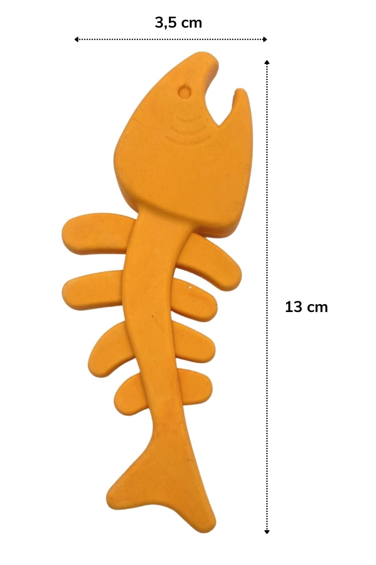 ANKAVERSE® Renkli Balık İskeleti Kedi Oyuncağı