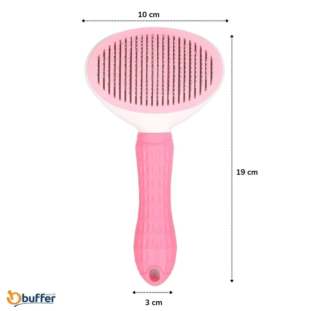 ANKAVERSE® Kendinden Temizlenen Ergonomik Evcil Hayvan Tüy Toplayıcı - Pembe