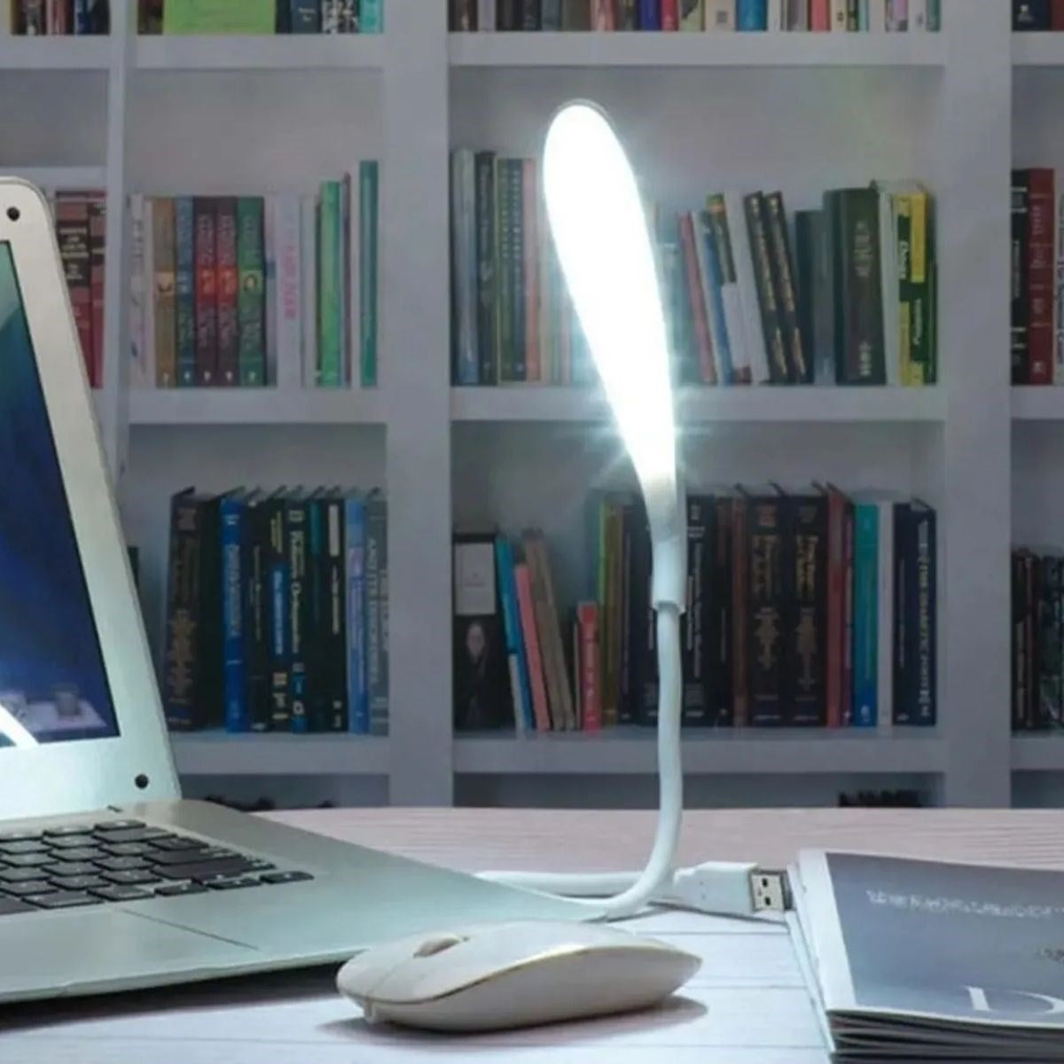 ANKAVERSE® USB Dokunmatik 14 LED Masa Lambası - Beyaz