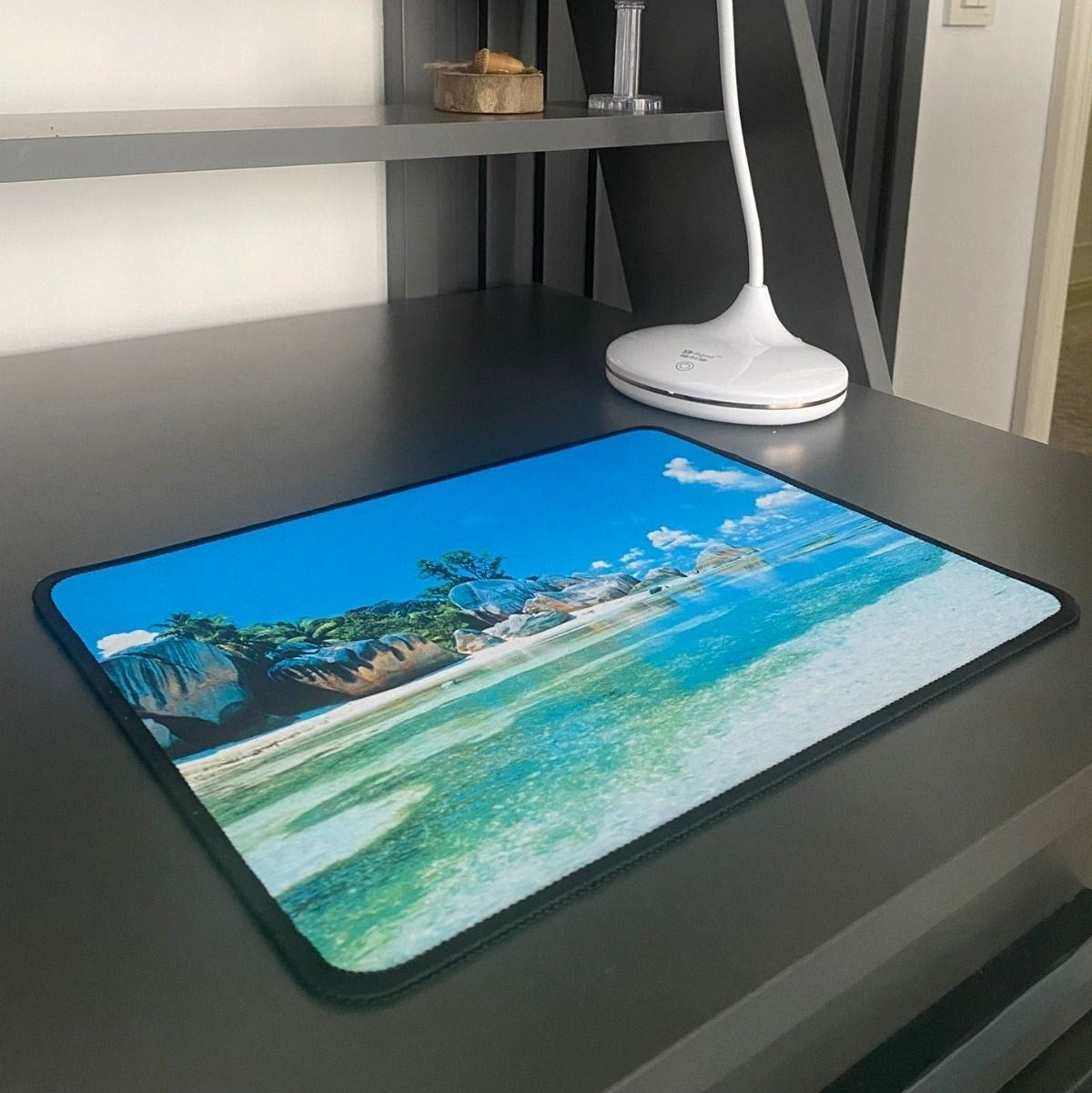 ANKAVERSE® 25x32 cm Küçük Boy Mouse Pad Manzara Ada
