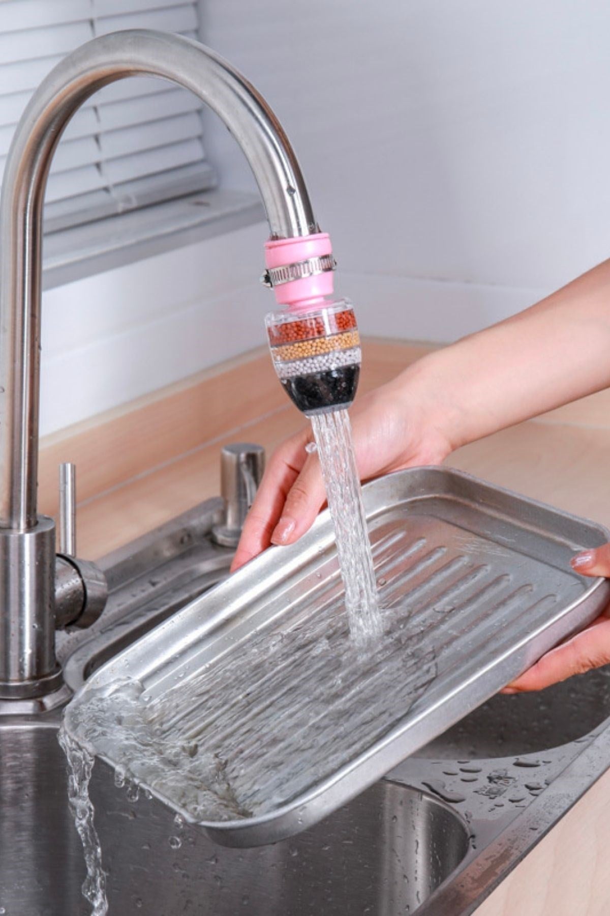 ANKAVERSE® 6 Katmanlı Su Tasarruflu Filtre Musluk Başlığı