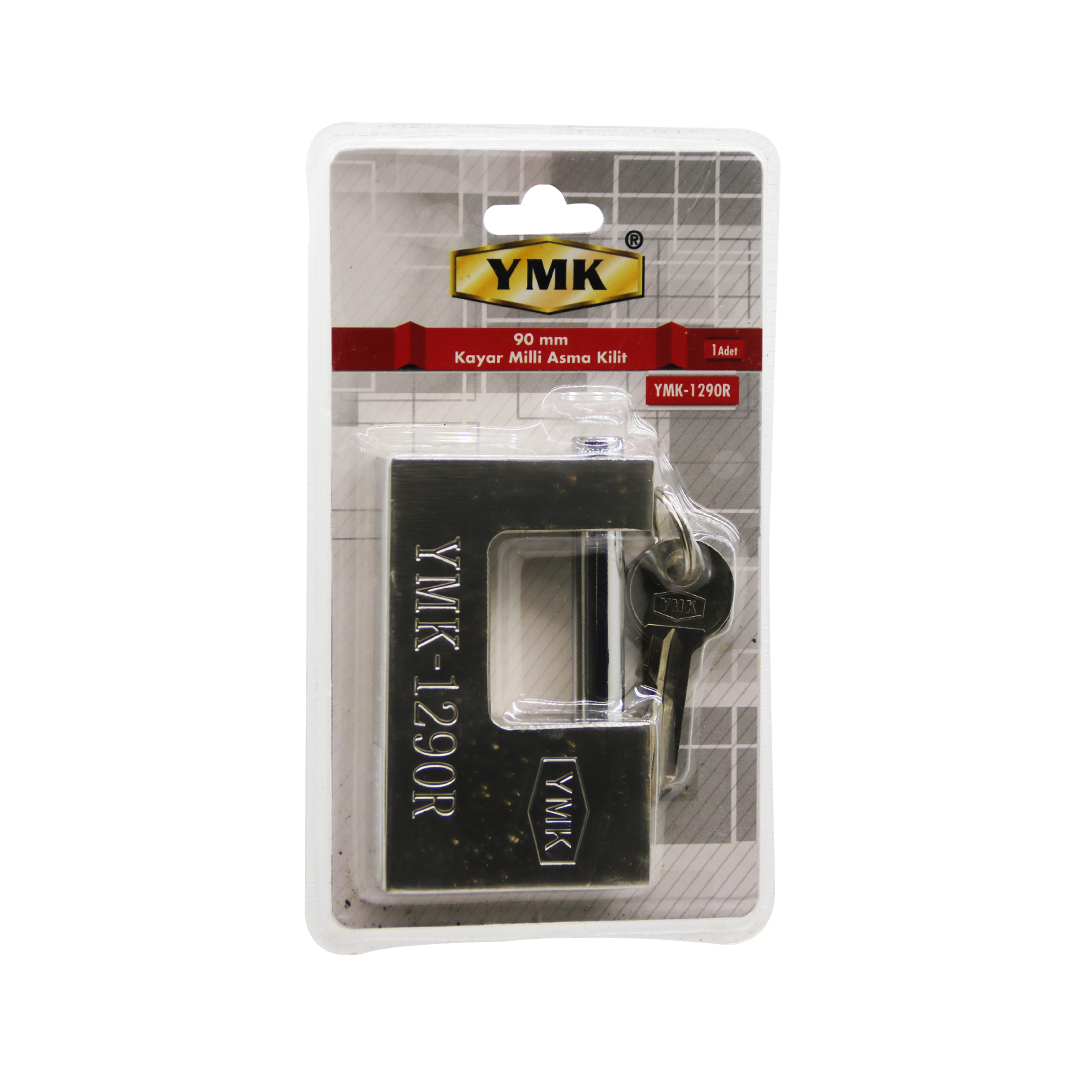 90MM GRİ KAYAR MİLLİ ASMA KİLİT (5286)