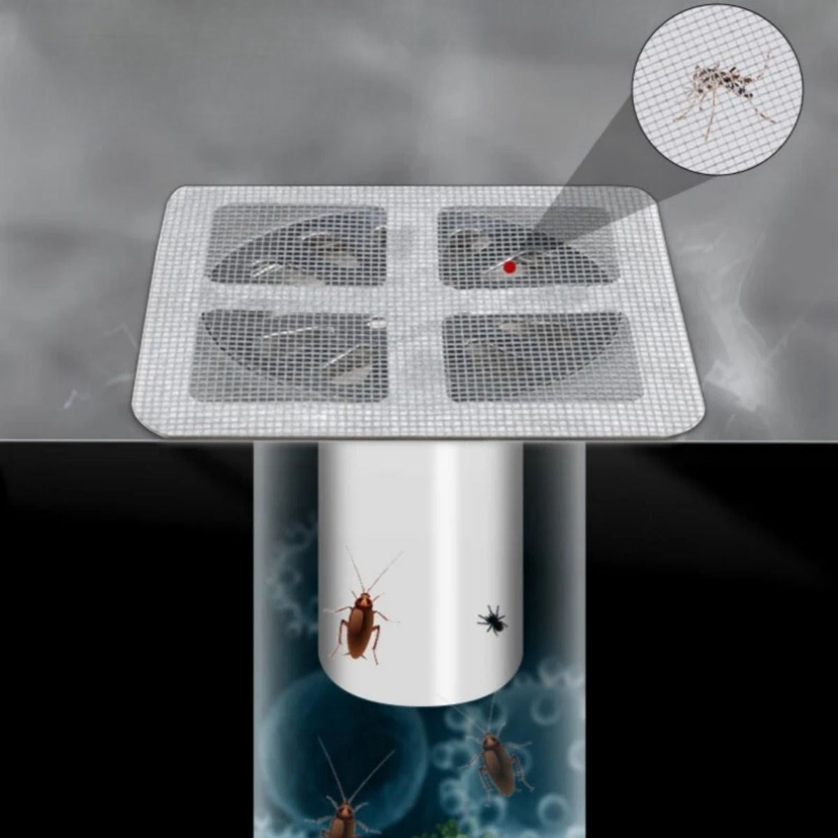 ANKAVERSE® 10'lu Lavabo Koku ve Haşere Önleyici Gider Filtresi