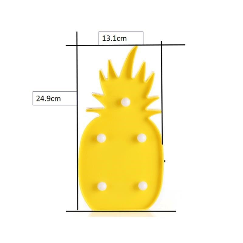 ANKAVERSE® Eğlenceli Ananas LED Gece Lambası