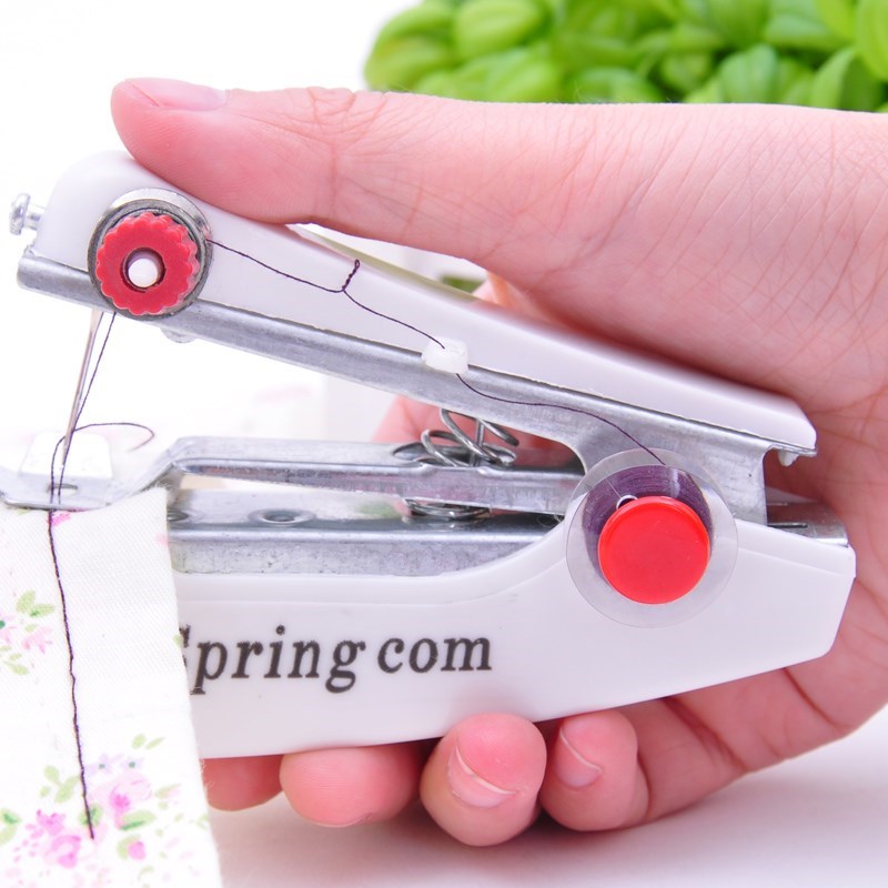 ANKAVERSE® Spring Come Mini Kolay Seyehat ve Ev Tipi El Dikiş Dikme Makinası