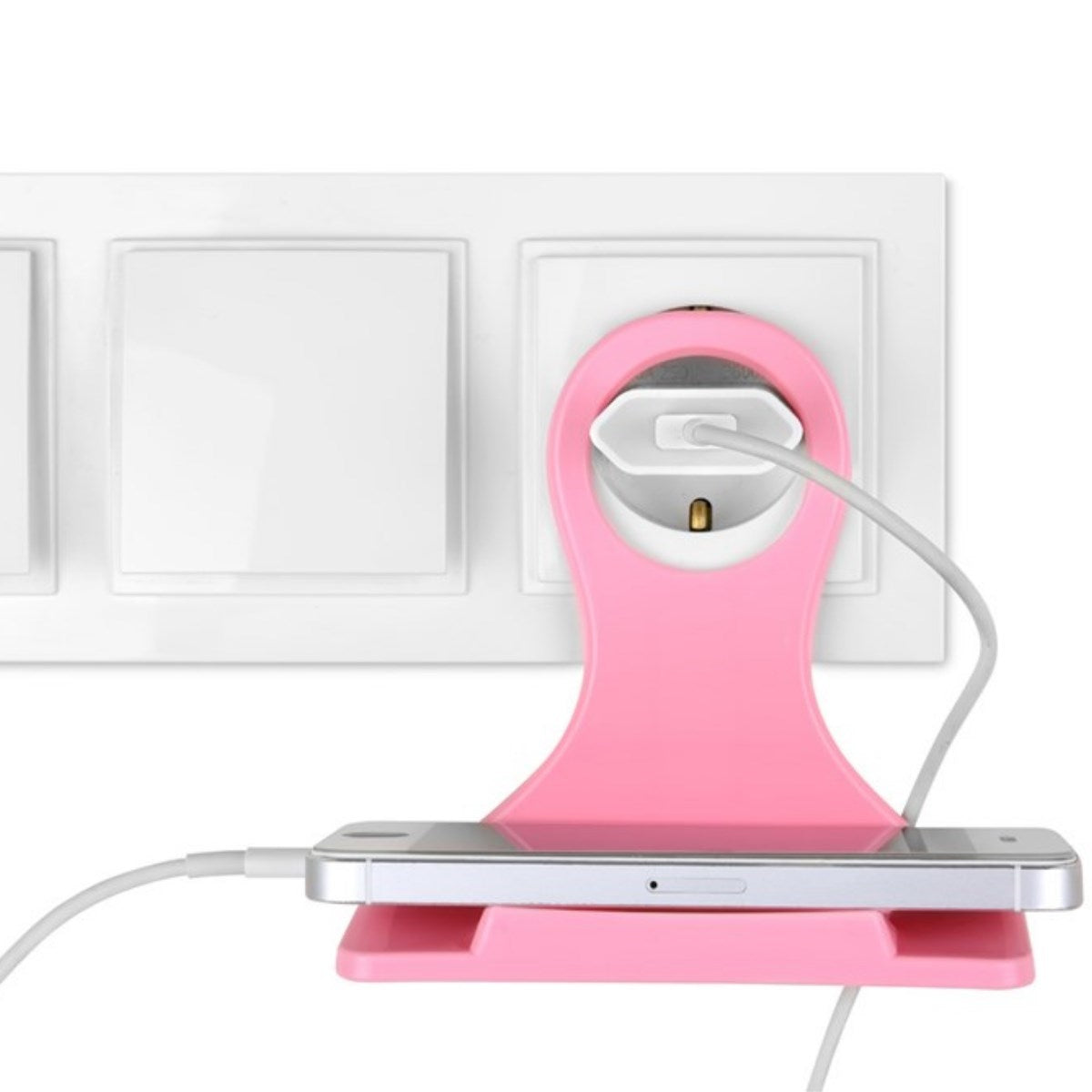 ANKAVERSE® Universal Şarj Priz Askısı ve Telefon/Tablet Standı