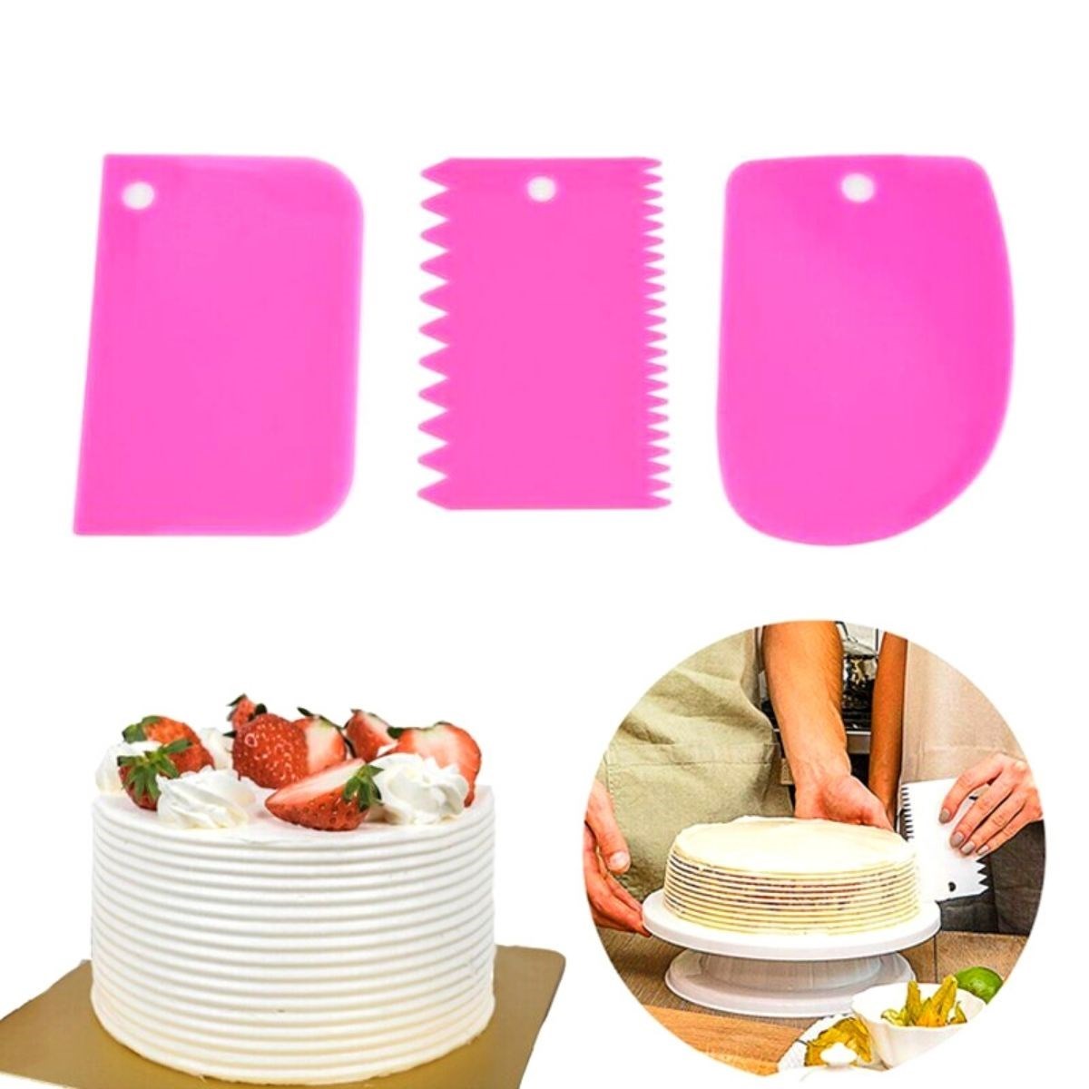 ANKAVERSE® 3'lü Pasta Hamuru Şekillendirme Seti