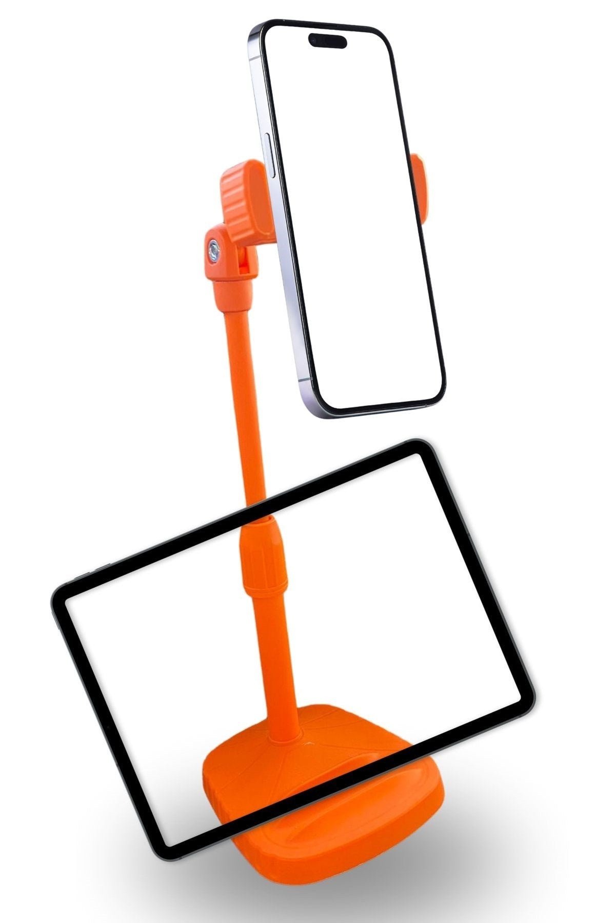 ANKAVERSE® Turuncu Masaüstü Tablet ve Telefon Tutucu