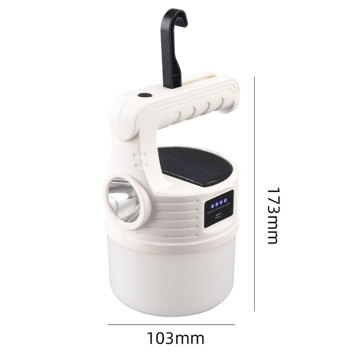 ANKAVERSE® LED Güneş Enerjili Kamp Lambası–2000 Lümen Süper Parlak, 5 Aydınlatma Modlu,USB ile Şarj Edilebilir Dış Mekan,Asılabilir Torch El Feneri