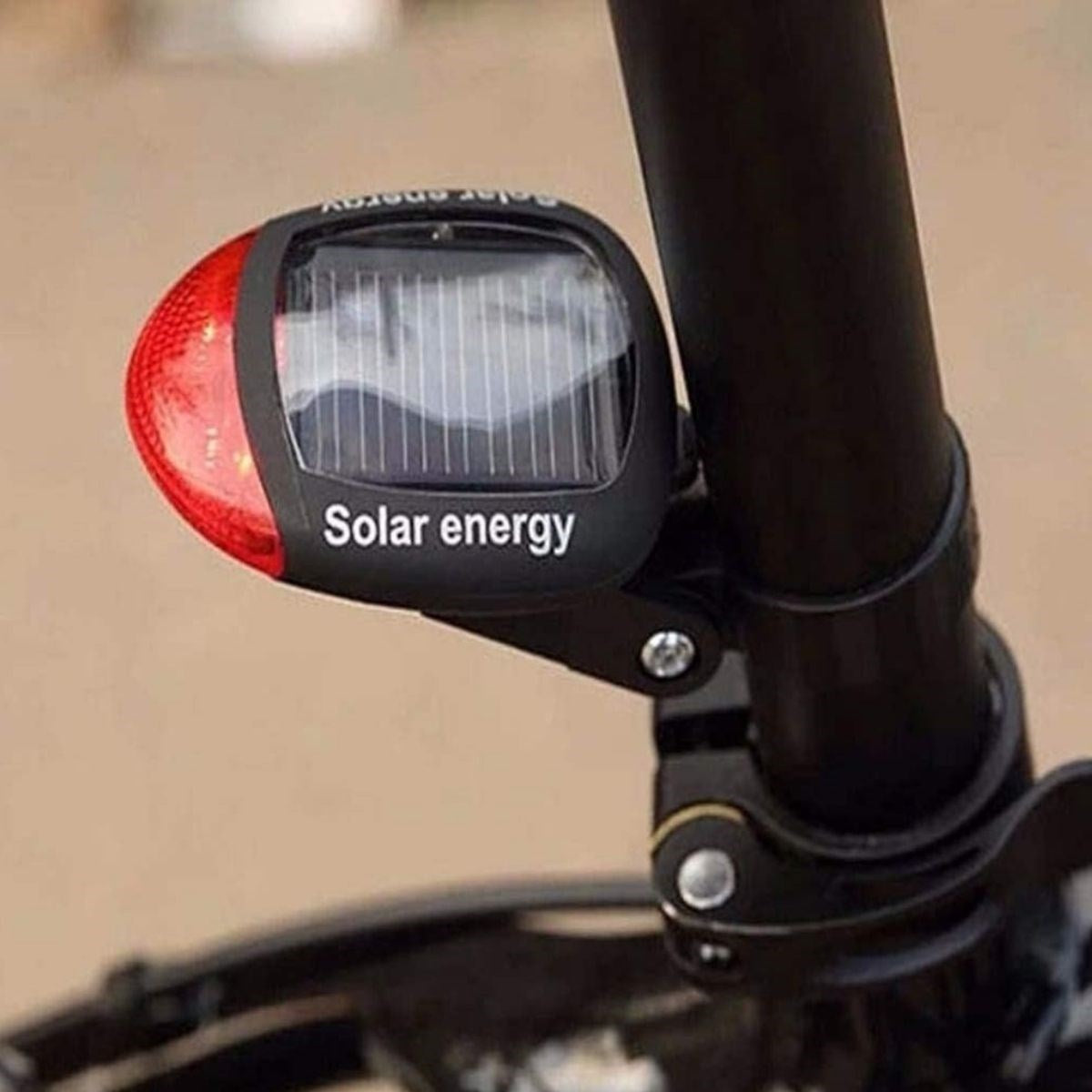 ANKAVERSE® LED Güneş Enerjisi ile Şarj Edilebilir Bisiklet Kuyruk Lambası Solar Bisiklet Lambası