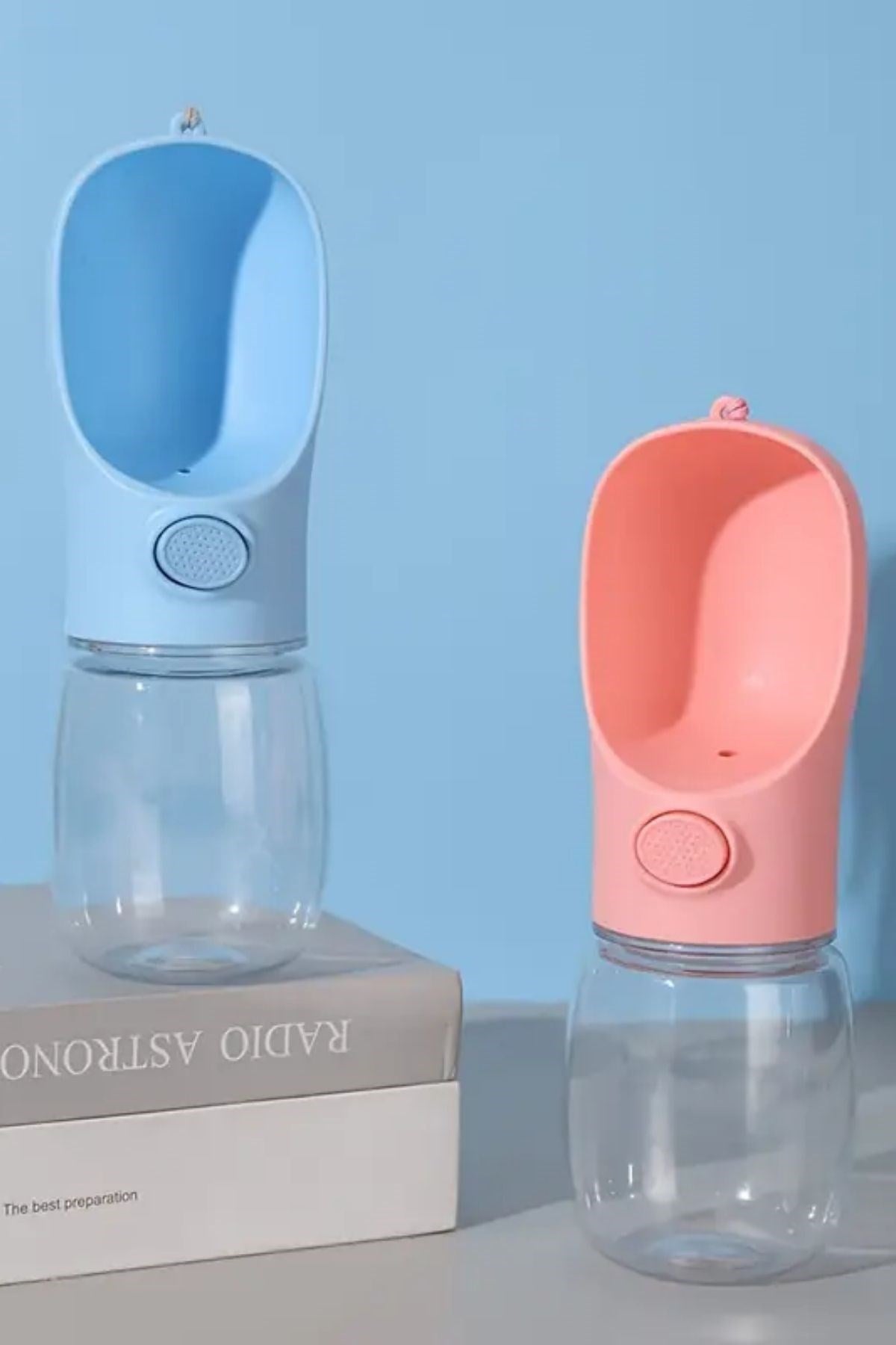 ANKAVERSE® Taşınabilir Butonlu Pet Suluğu 350ml
