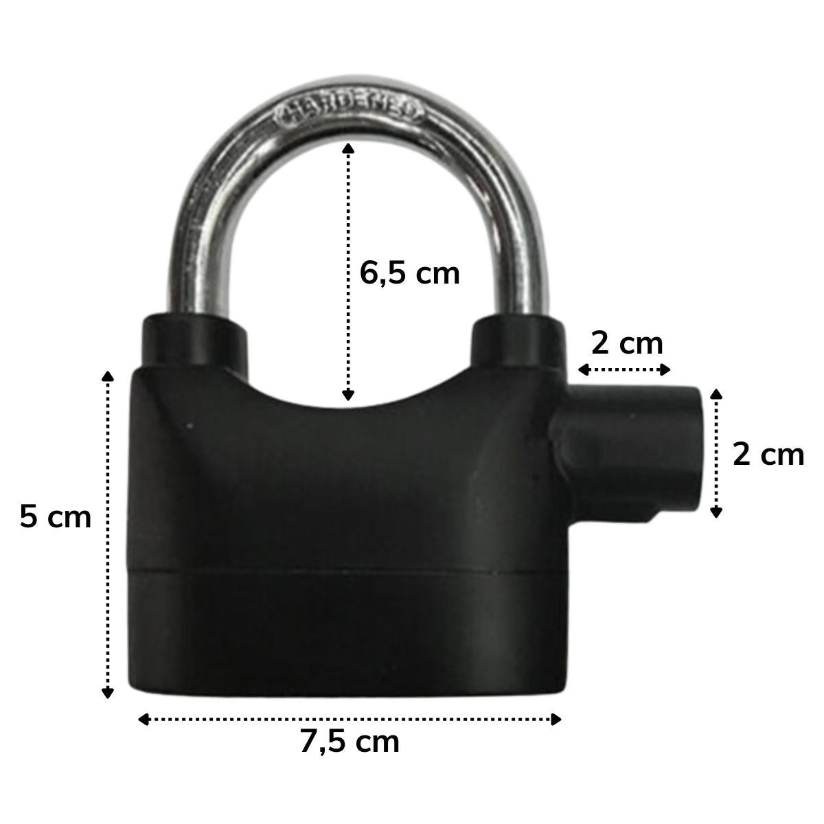 ANKAVERSE® 120dB Alarmlı Su Geçirmez Güvenlik Kilidi