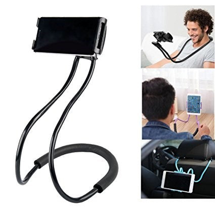 ANKAVERSE® Boyuna Asılan Ergonomik 360 Derece Cep Telefonu Tutucu Stand