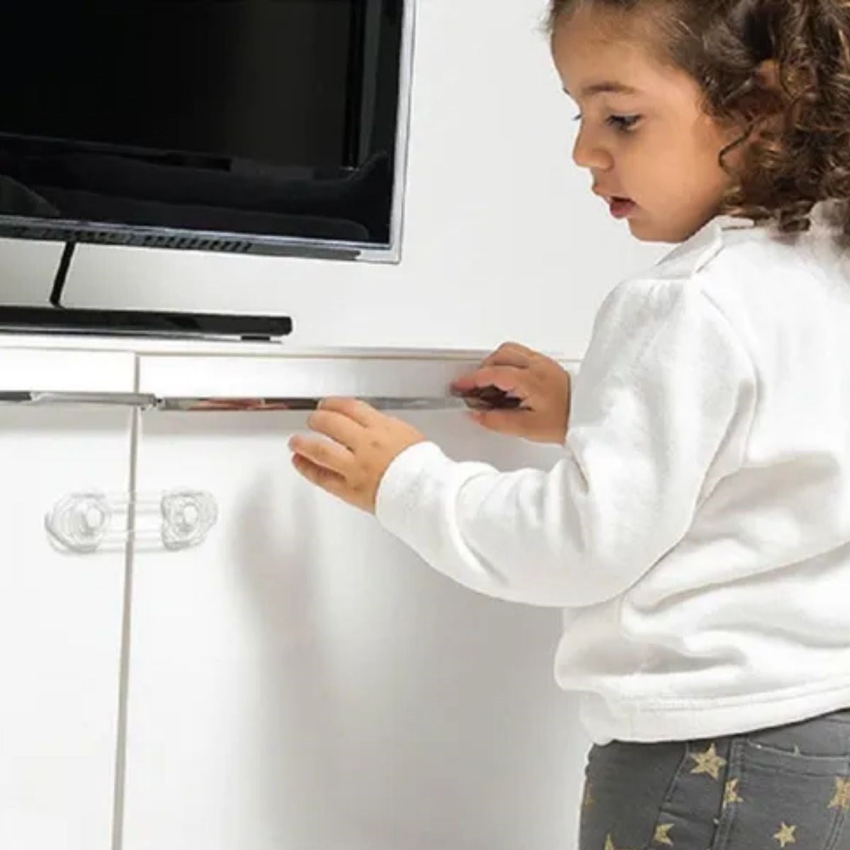 ANKAVERSE® 2'li Mini Çok Amaçlı Kilit- Çocuk Güvenlik Gereçkerli Çekmece,Dolap,Kapak Kilidi