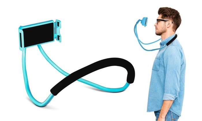 ANKAVERSE® Boyuna Asılan Ergonomik 360 Derece Cep Telefonu Tutucu Stand