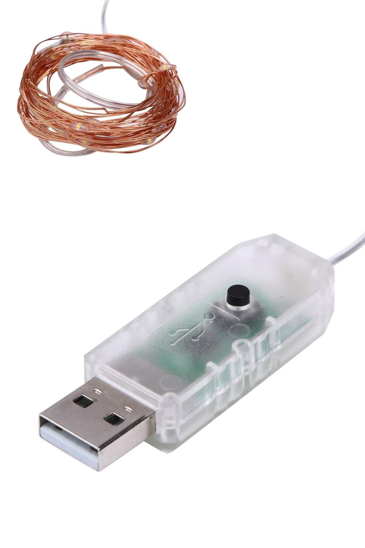 ANKAVERSE® Yılbaşı ve Özel Konsept Dekorasyon 5 Mt USB Bağlantılı Led Işık