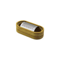 AHŞAP BAMBU HAZNELİ YATAY - OVAL METAL BOMBELİ MEYVE RENDESİ 7 X 15.5CM (5286)
