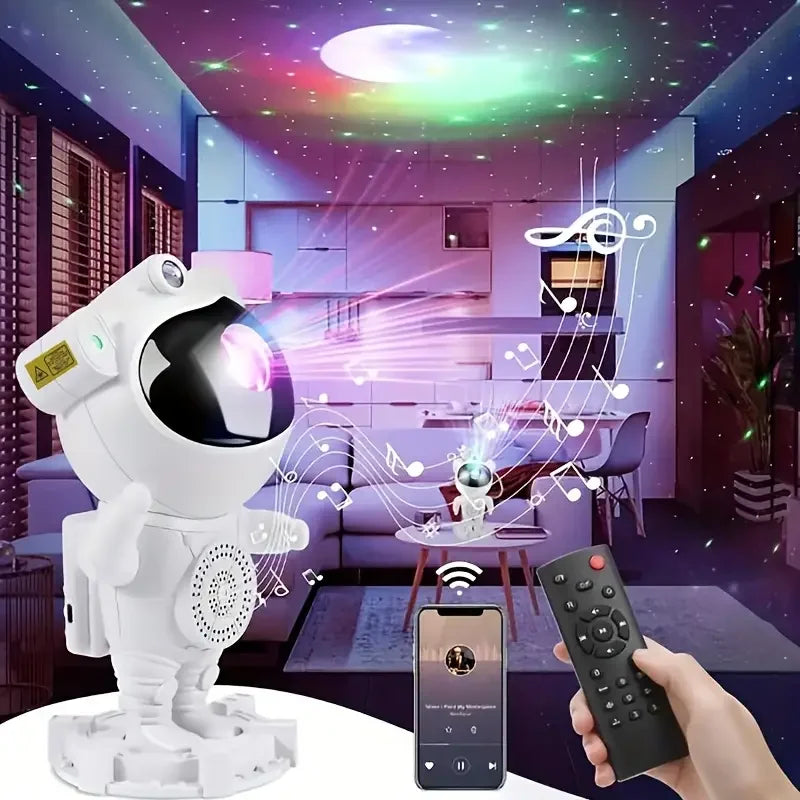 Akıllı Astronot Projeksiyon Gece Aydınlatma &amp; Bluetooth Hoparlör (5286)