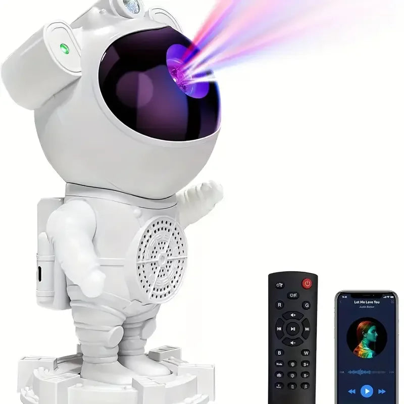 Akıllı Astronot Projeksiyon Gece Aydınlatma &amp; Bluetooth Hoparlör (5286)