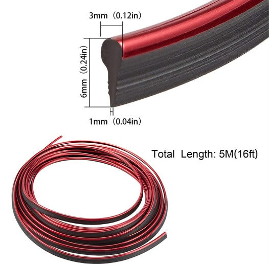 Araba Dekorasyon Şeridi 5 Metre Trim Şeridi (5286)