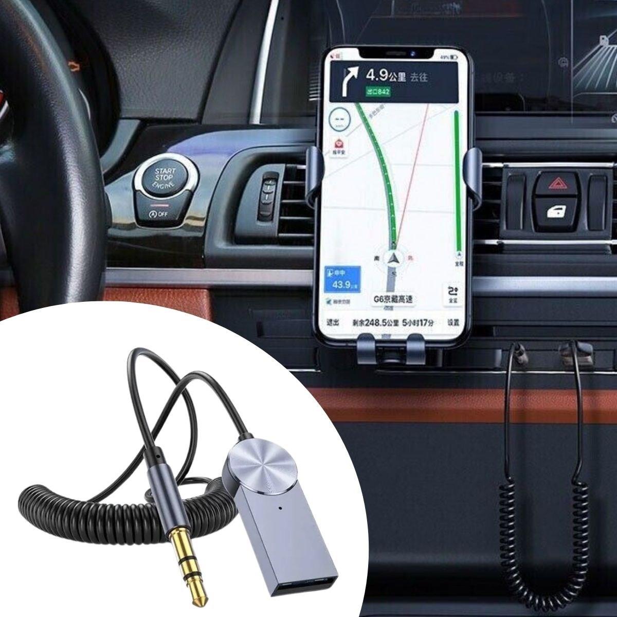Araba için Bluetooth Aux Alıcısı Wireless Araç Kiti (5286)