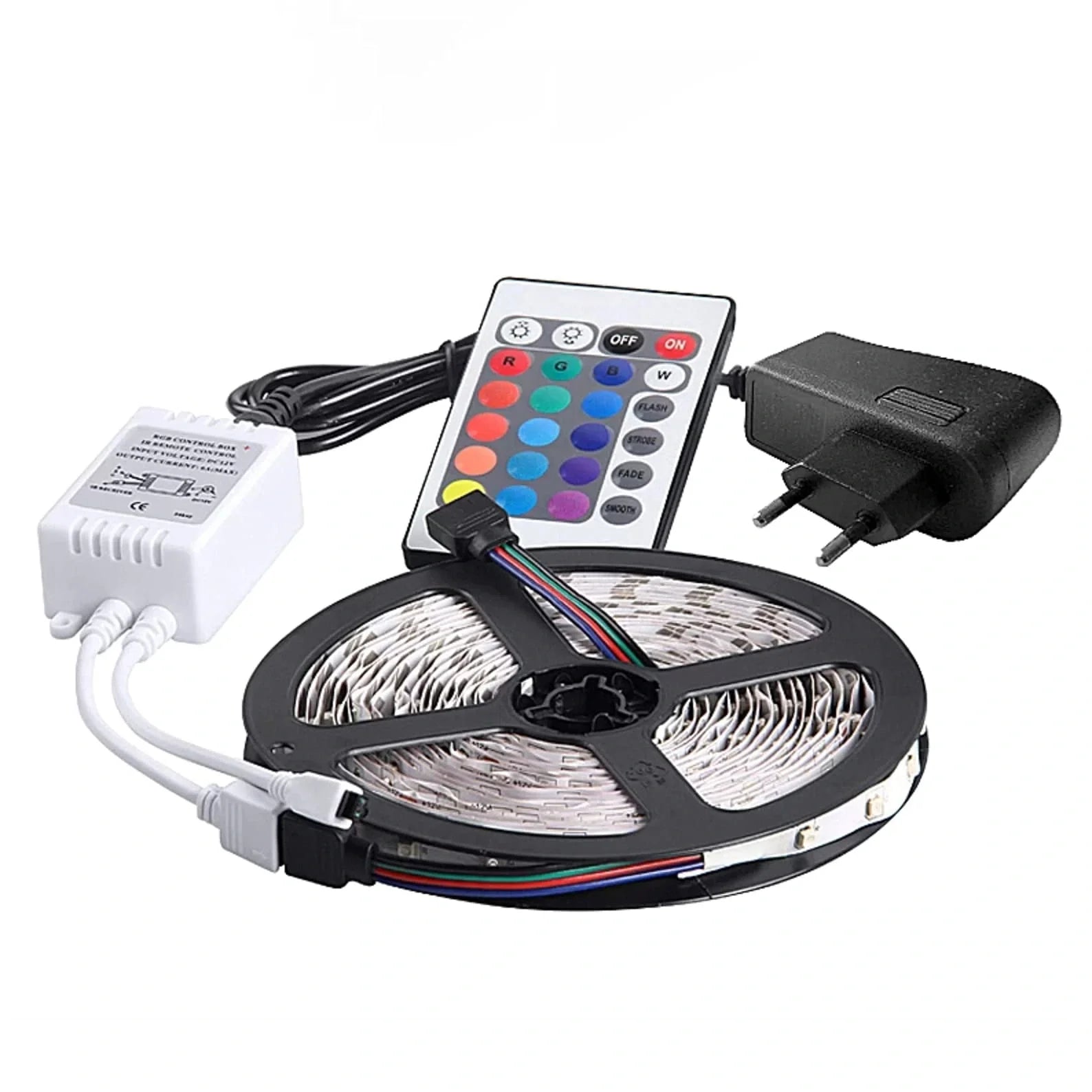 Atek Led Işık 5 Metre Şerit Led RGB Işıklı (5286)