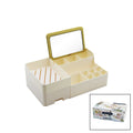 AYNALI BAMBU - ÇEKMECELİ MAKYAJ - TAKI ORGANİZER SERT PLASTİK 13 BÖLMELİ 28.5X17.5X9.5CM (5286)