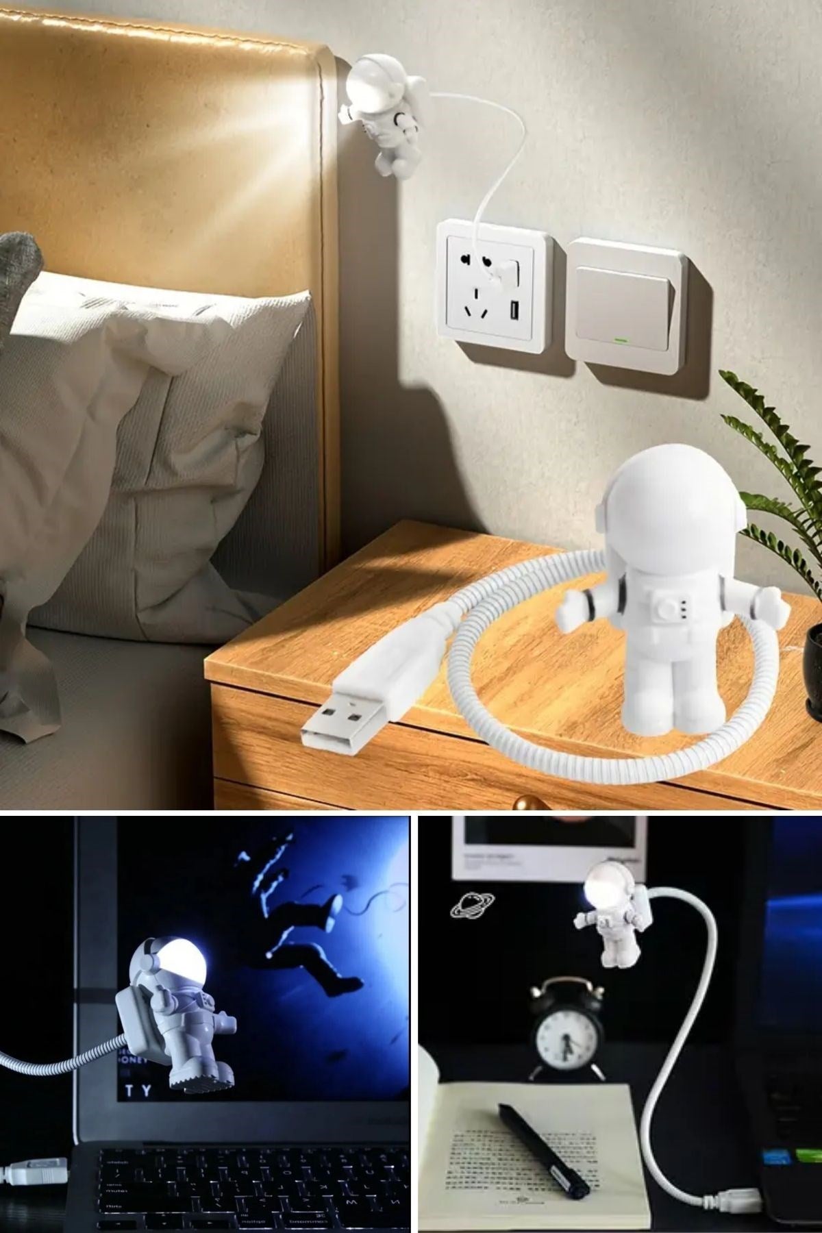 ANKAVERSE® Astronot USB Gece Lambası
