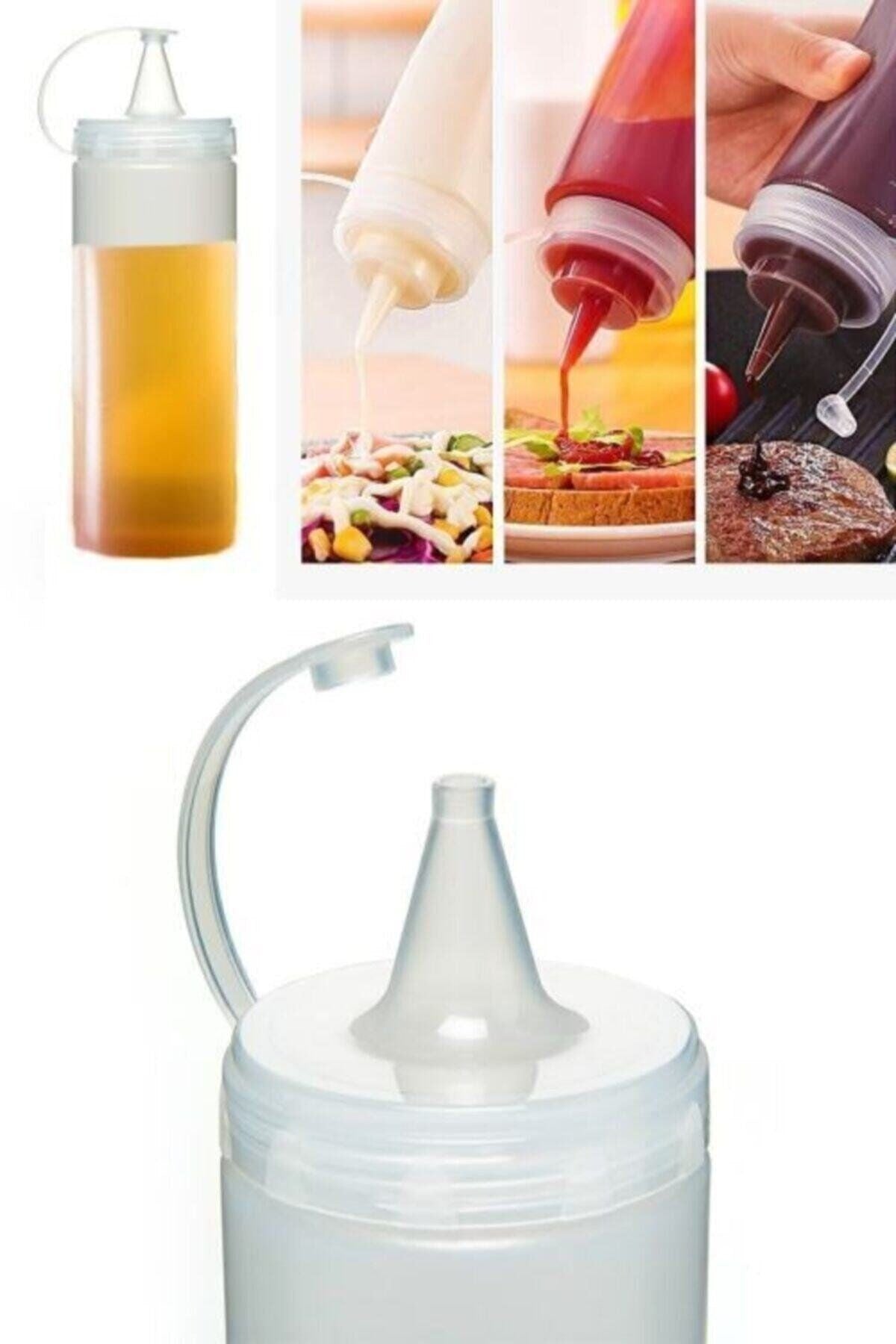 ANKAVERSE® Şeffaf Sızdırmaz Yağ ve Sos Şişesi 400 ml