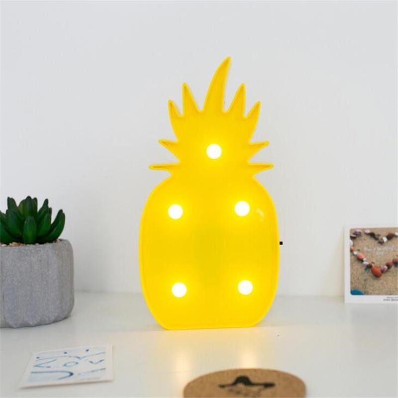 ANKAVERSE® Eğlenceli Ananas LED Gece Lambası